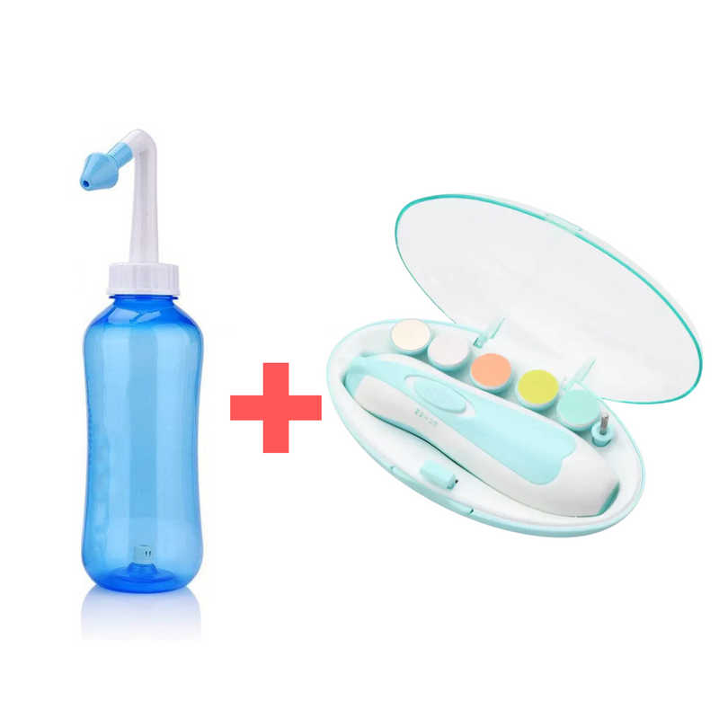 kit higienizador para bebês e crianças com limpador nasal e cortador elétricos para bebês crianças e adultos 