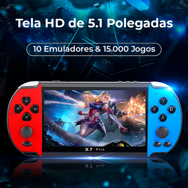 Videogame PSP Portátil Retrô Super Game Player 7.000 Jogos + Brindes