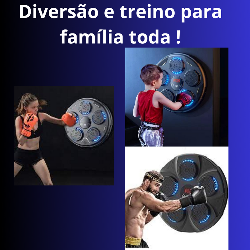 Máquina De Treino De Boxe Com Música E Luzes, Máquina De Treino De Boxe Com Carregamento USB, Máquina De Boxe Com Contagem Inteligente, Alvo Eletrónico De Treino De Boxe, Equipamento De Treino Ágil, Presente De Natal, Presente De Dia Dos Namorados