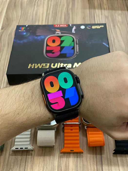 RELÓGIO INTELIGENTE SMARTWATCH HW9 ULTRA MAX