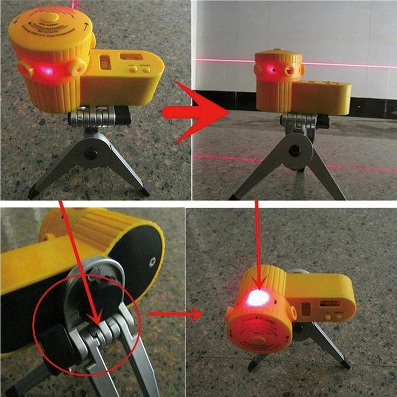 NIVEL LASER 360º HORIZONTAL VERTICAL C/ TRIPE MULTI FUNCIONAL